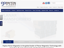 Tablet Screenshot of paytongroup.com